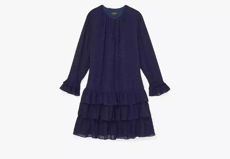 Breezy Dot Flounce Dress