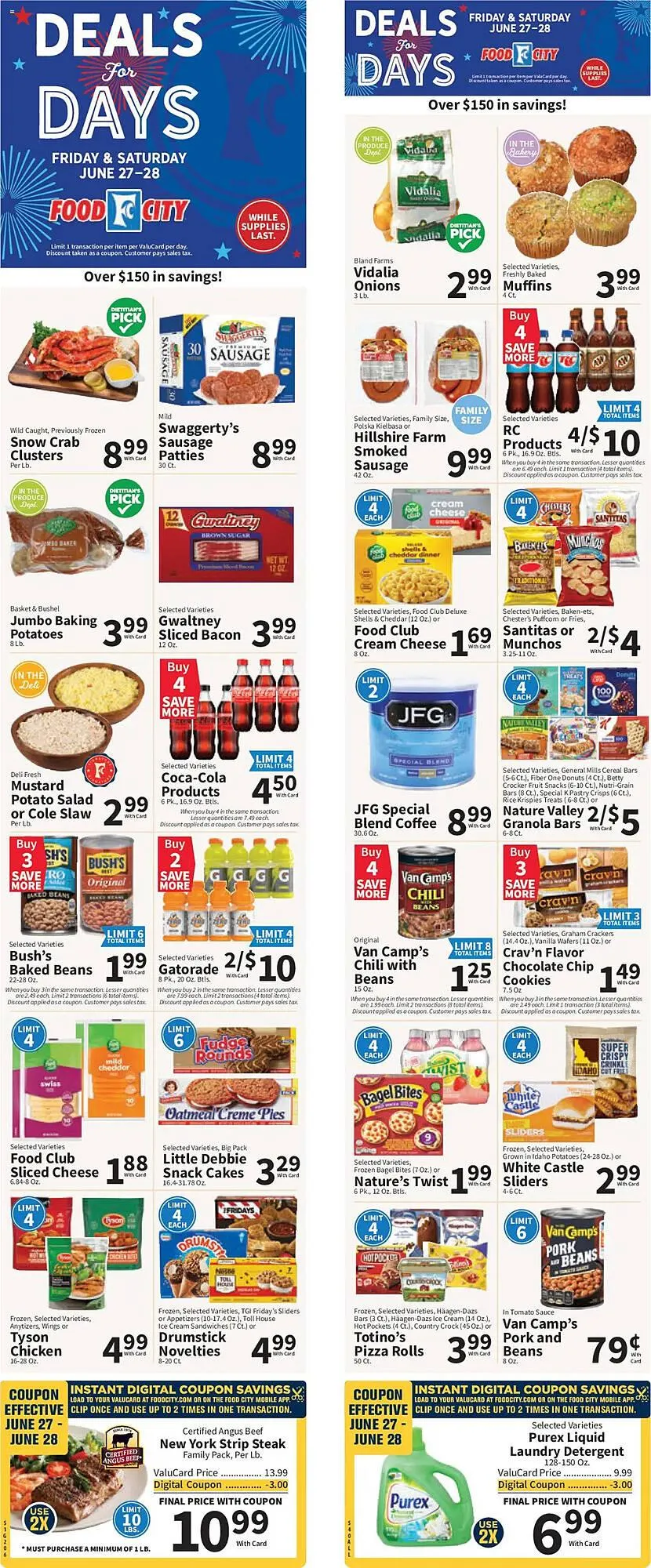 Weekly ad Food City Weekly Ad from June 25 to July 3 2025 - Page 1