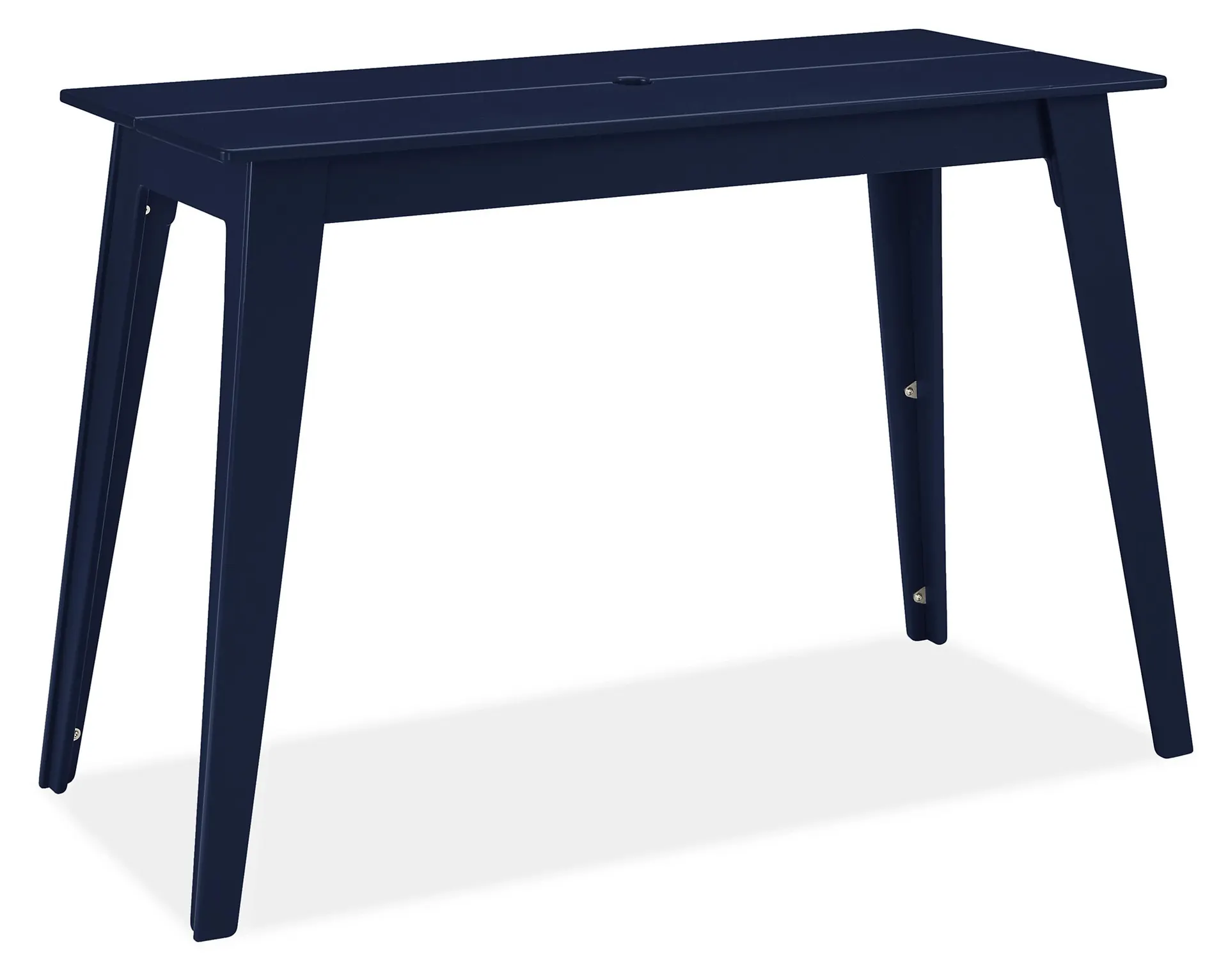 Aspen 54w 24d 36h Counter Table with Umbrella Hole in Navy