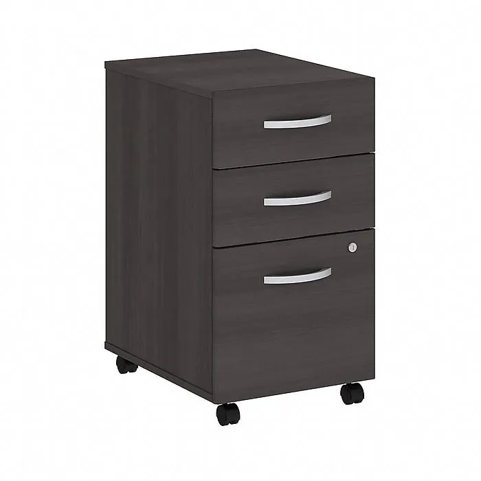 Bush Business Furniture Studio C 3-Drawer Mobile Vertical File Cabinet,