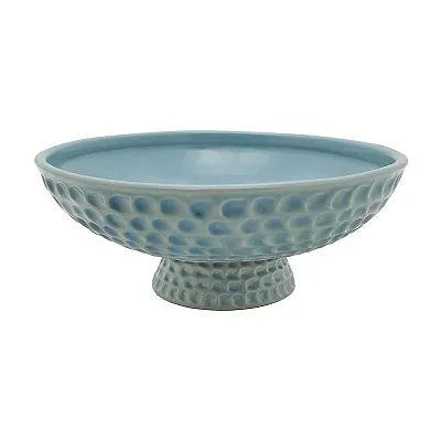 Sonoma Goods For Life® Stoneware Blue Textured Decorative Bowl Table Decor