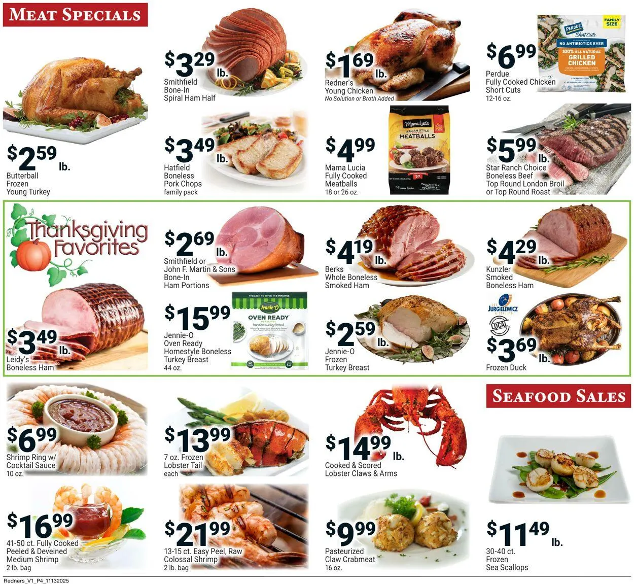 Catálogo de Redner’s Warehouse Market Current weekly ad 13 de noviembre al 19 de noviembre 2025 - Página 4