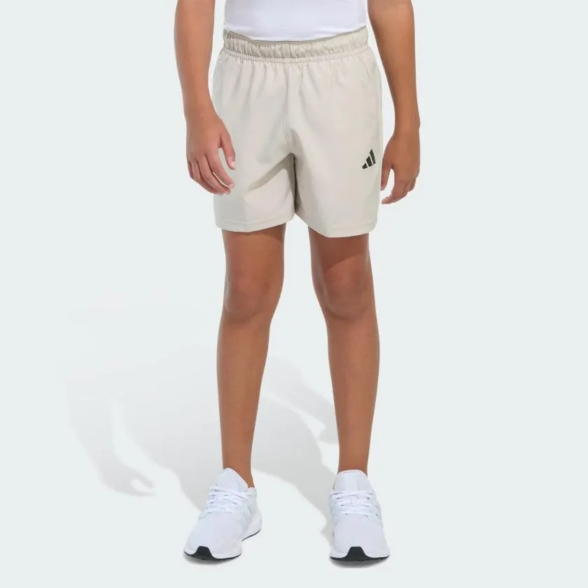 adidas Elastic Waistband Essentials Small Logo Woven Shorts