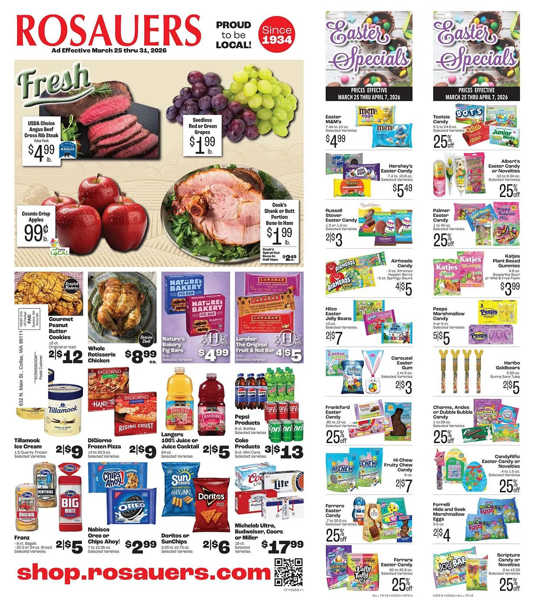 Weekly ad Rosauers weekly ad from March 25 to March 31 2026 - Page 1