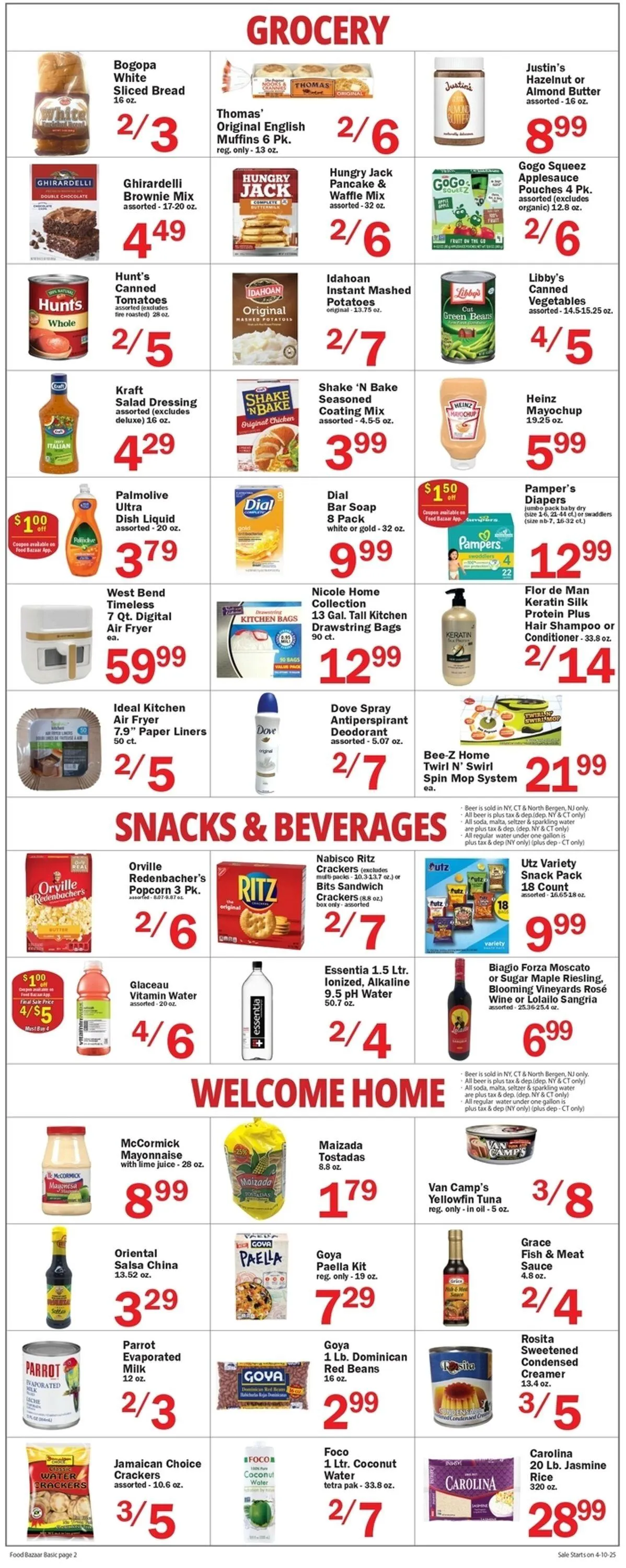 Catálogo de Food Bazaar Current weekly ad 10 de abril al 16 de abril 2025 - Página 2