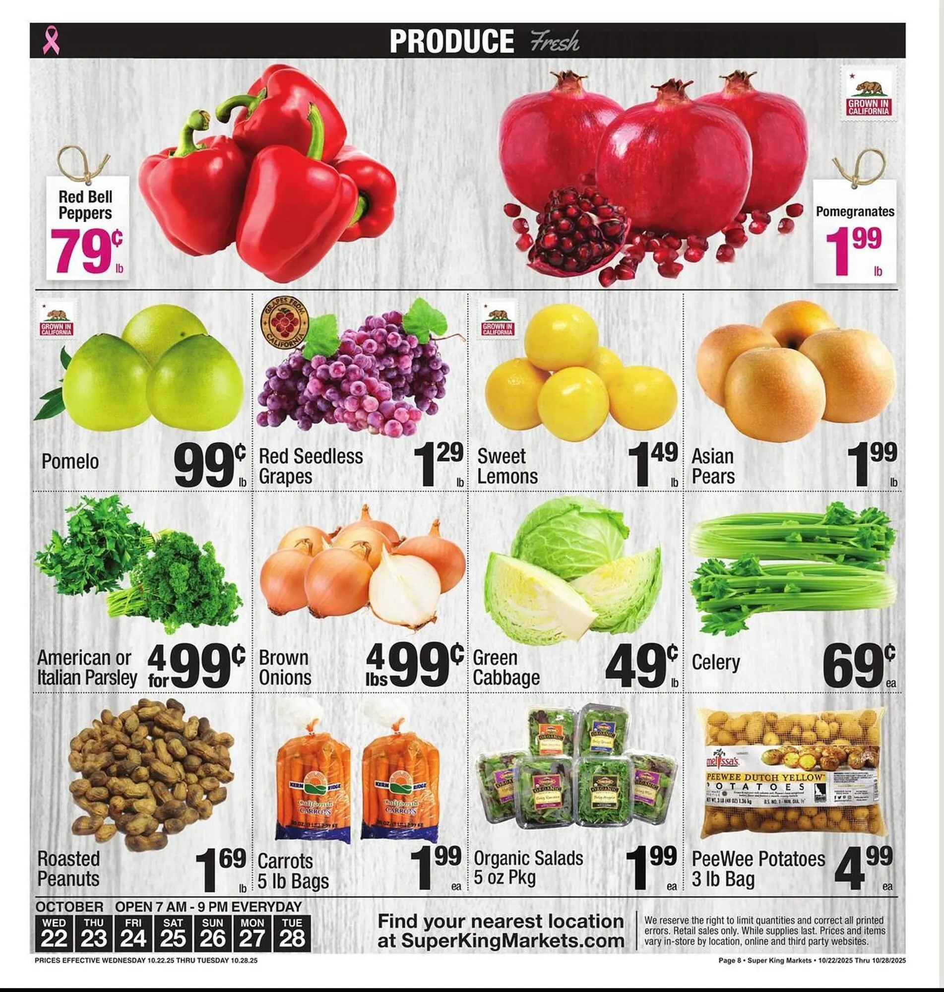 Weekly ad Super King Markets weekly ad from October 22 to October 28 2025 - Page 8