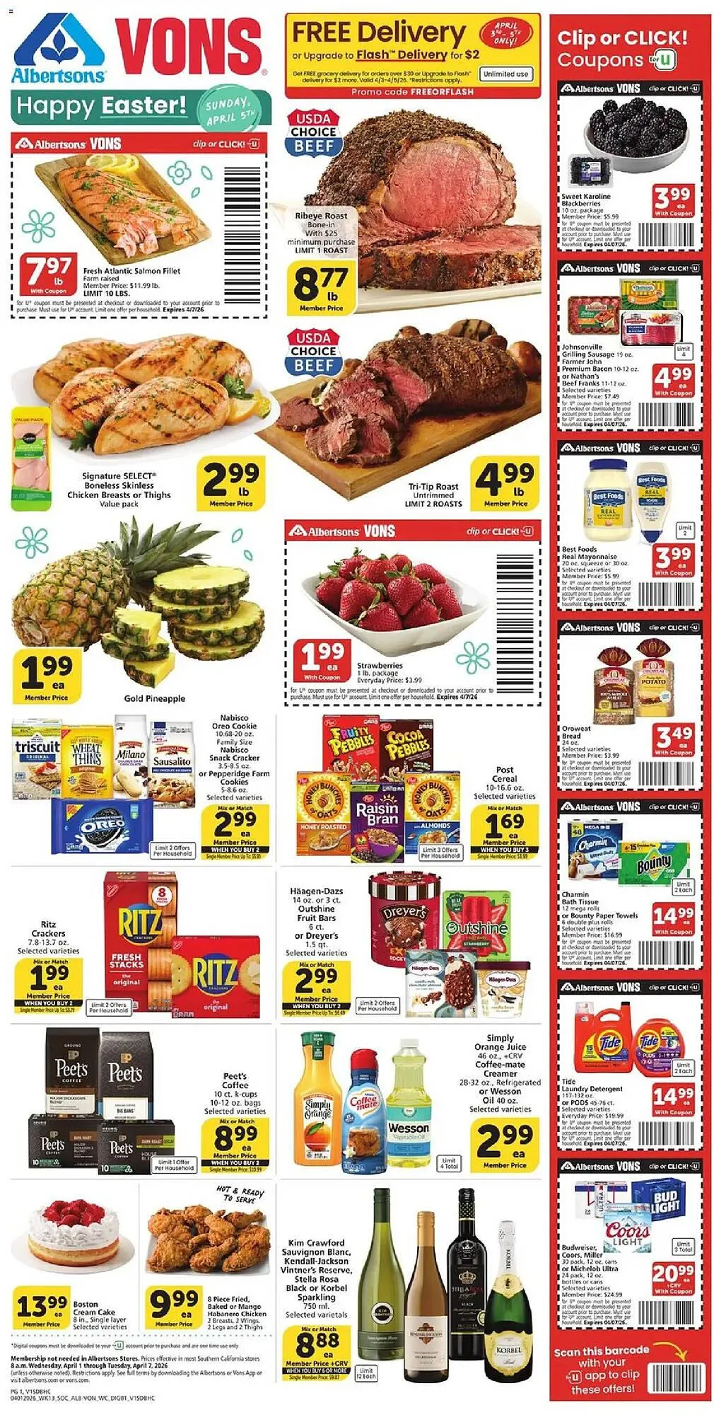 Vons weekly ad - 1