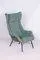 Mid-Century Czech Fiberglass Wingchair attributed to Miroslav Navratil, 1960s