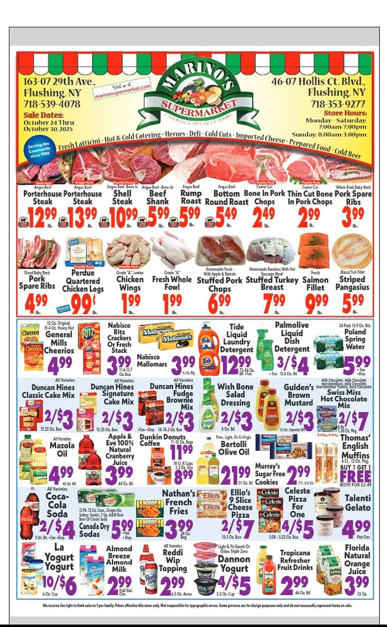 Marinos Supermarket weekly ad - 1
