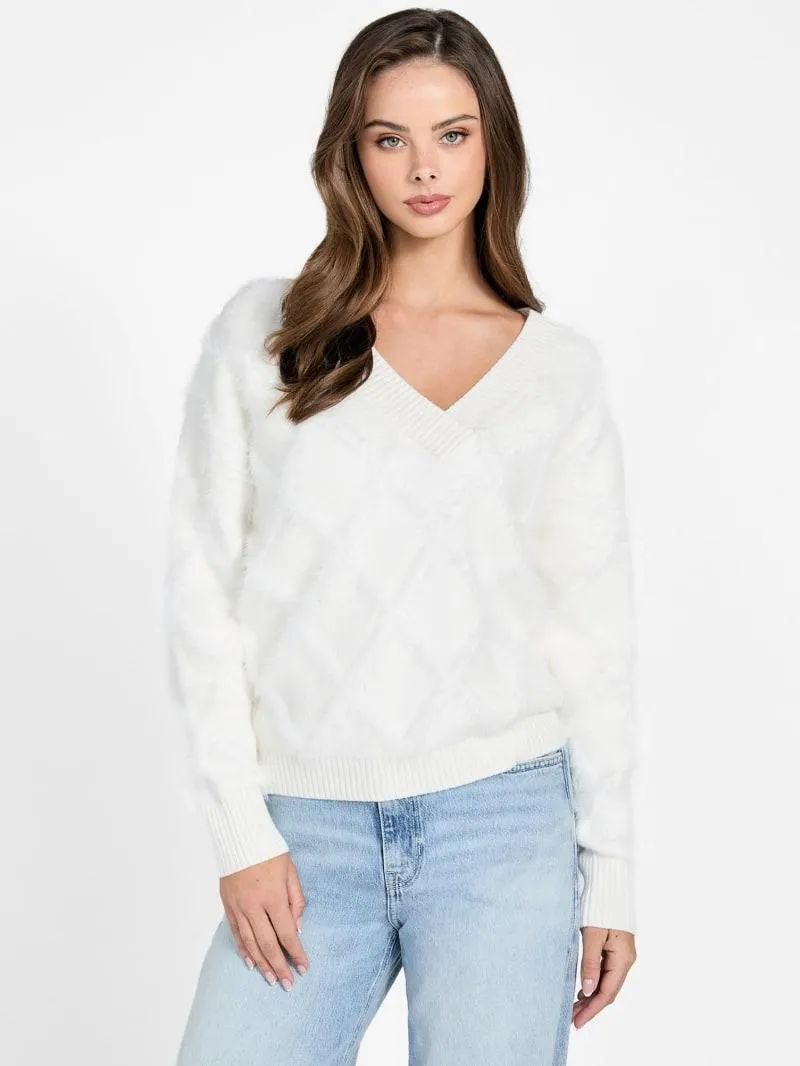 Zoe Diamond Knit Sweater