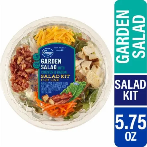 Kroger® Garden Salad With Chicken & Bacon Salad Kit For One