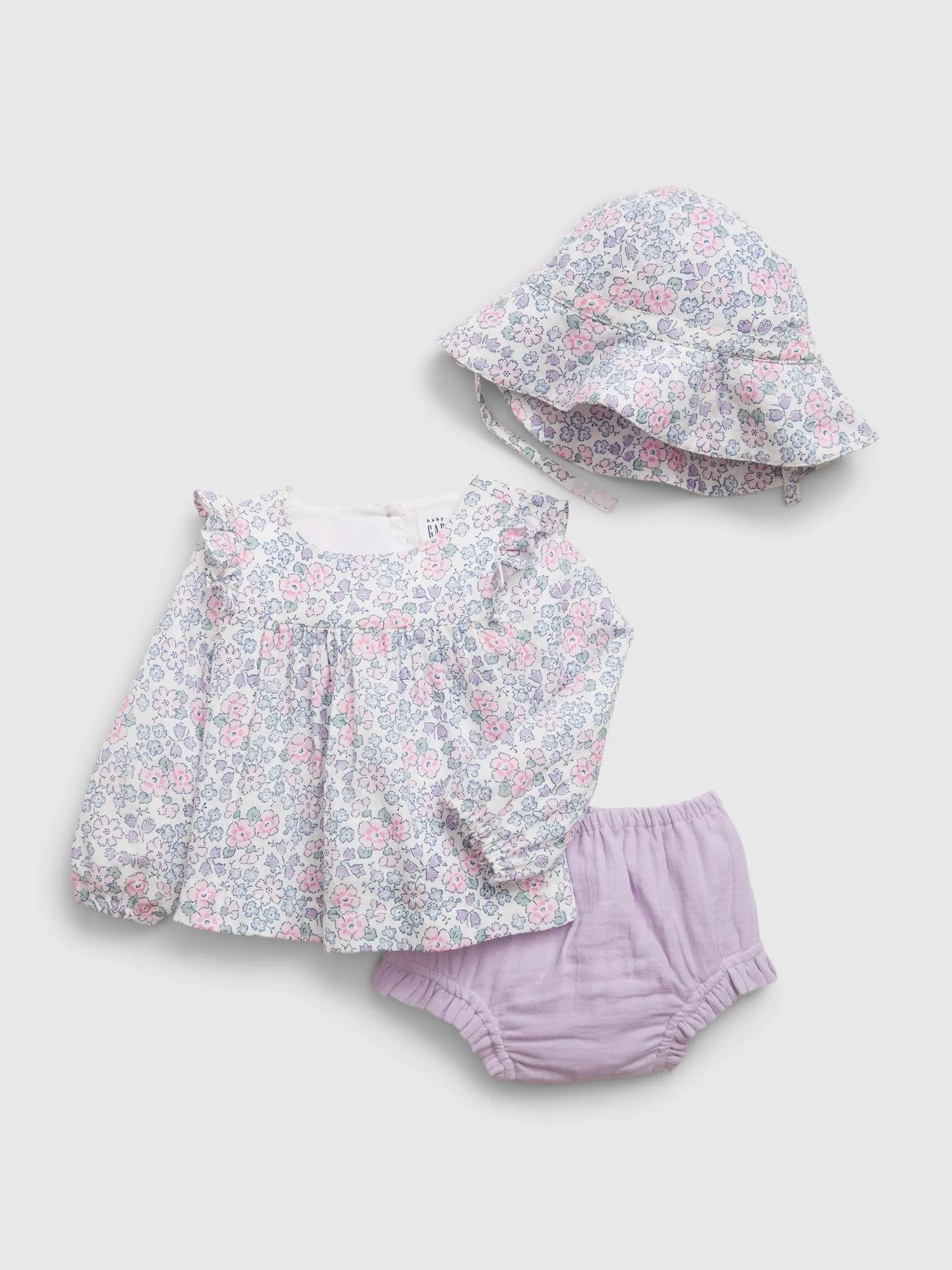 Baby Floral Outfit Set