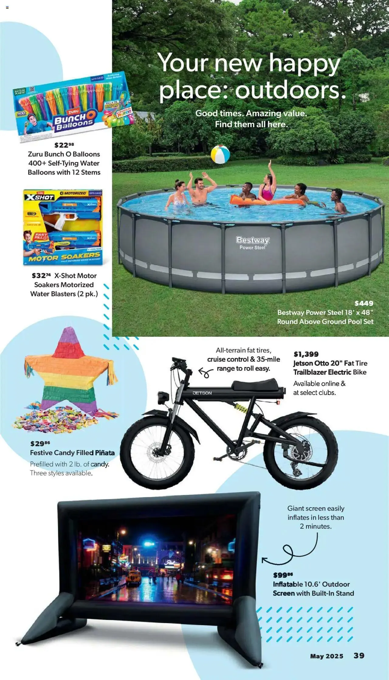 Weekly ad Sam's Club Savings Book May 2025 from April 30 to June 1 2025 - Page 39