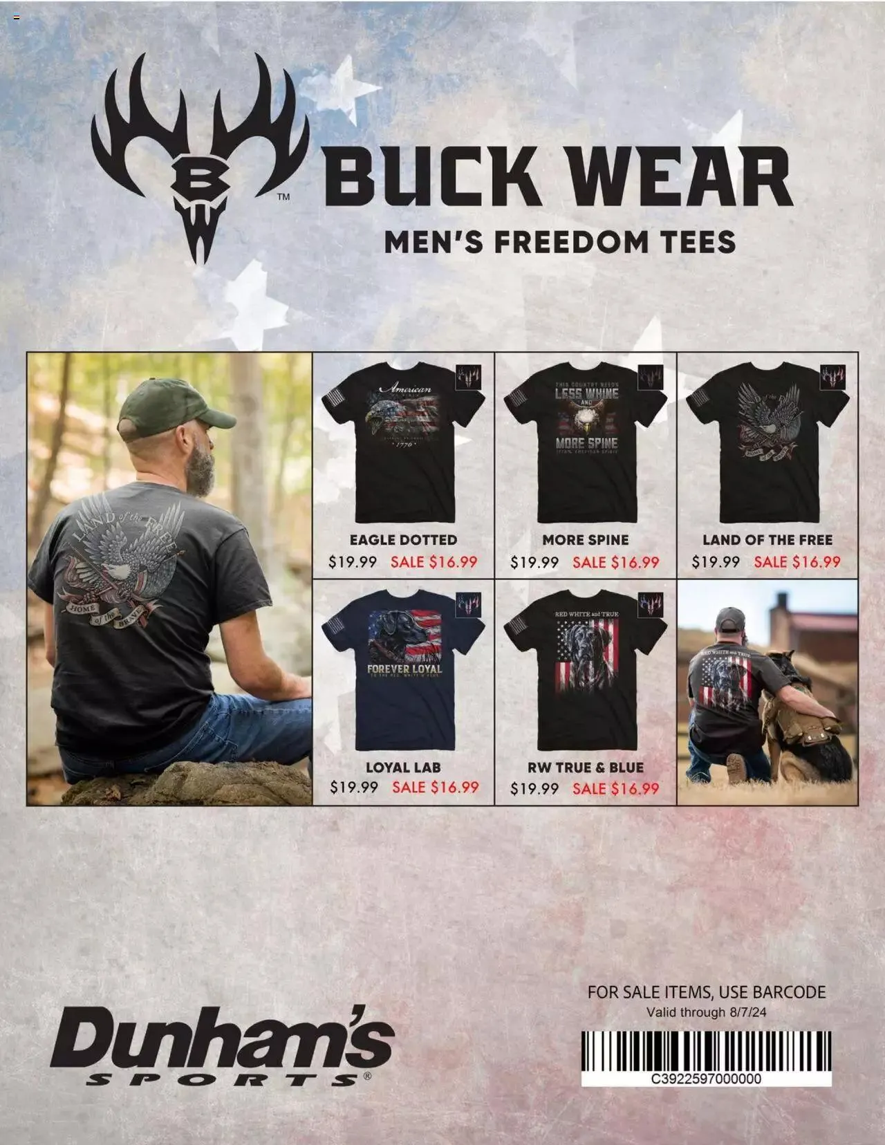 Weekly ad Dunham's Sports - Outdoor Patriotic Apparel Guide from May 23 to August 7 2024 - Page 13