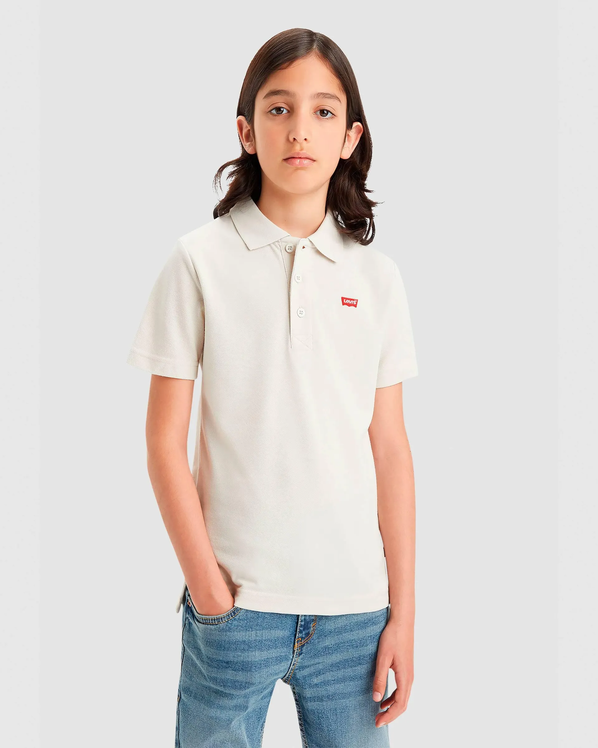 Ss Batwing Polo Big Boys S-xl