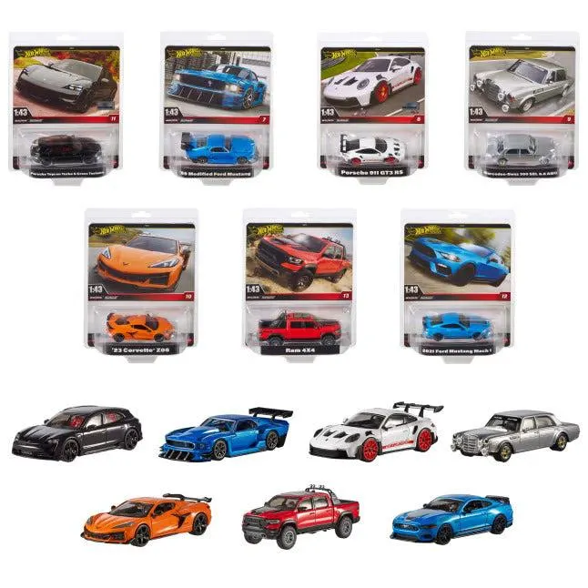 Hot Wheels Premium 1:43Rd Scale Collectible Car - Assorted
