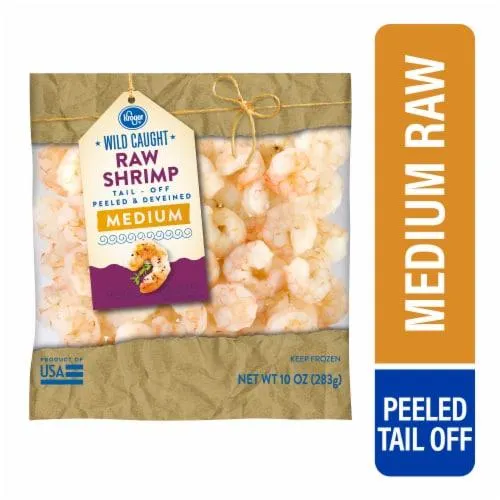 Kroger® Wild Caught Medium Raw Shrimp