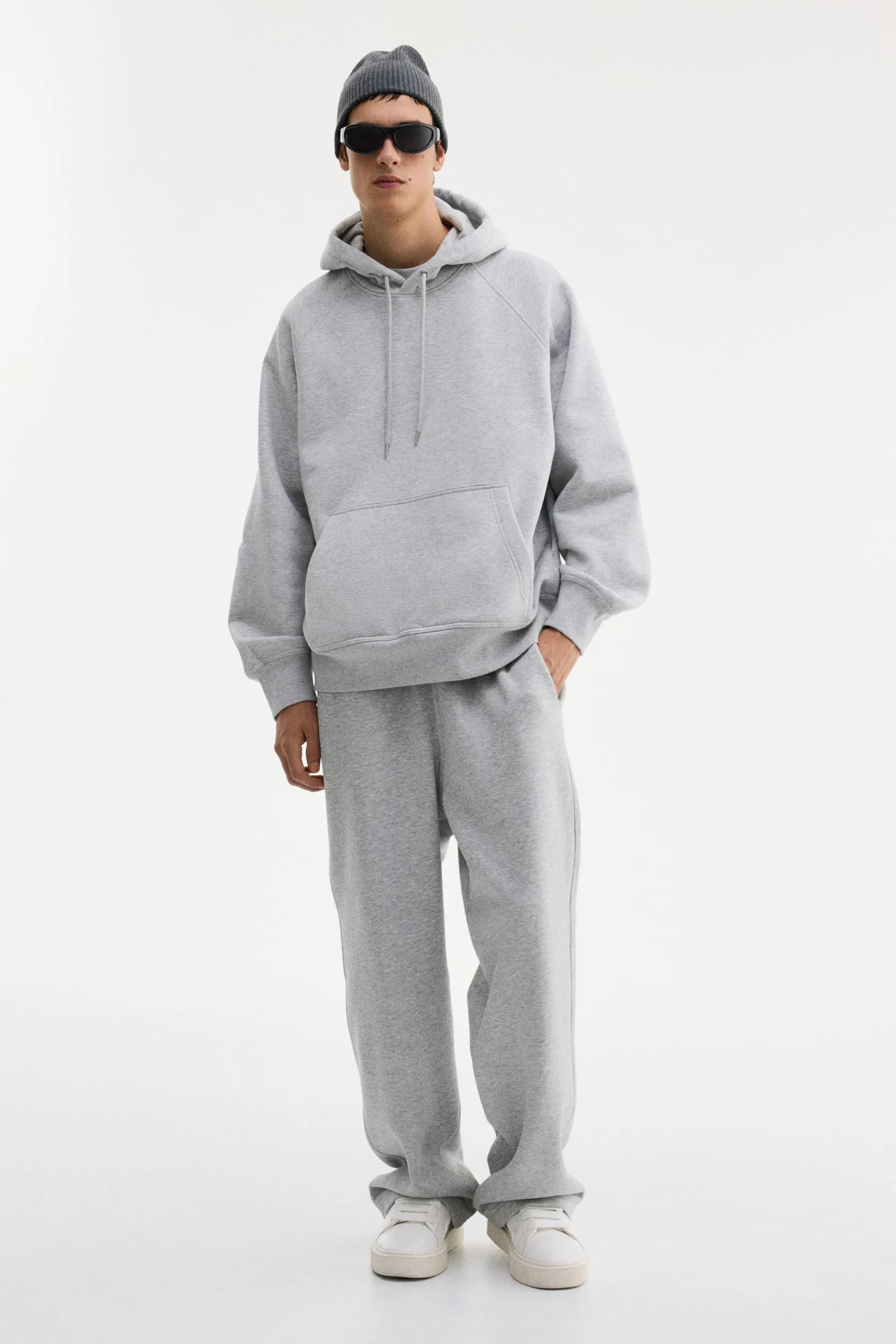Pantalon en molleton ample