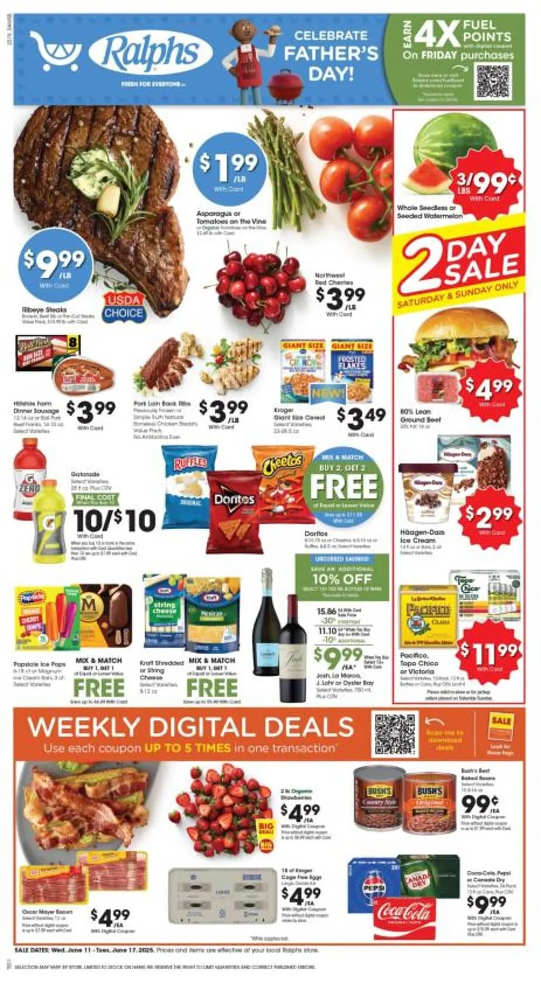Weekly ad Ralphs Weekly Ad from June 11 to June 17 2025 - Page 1