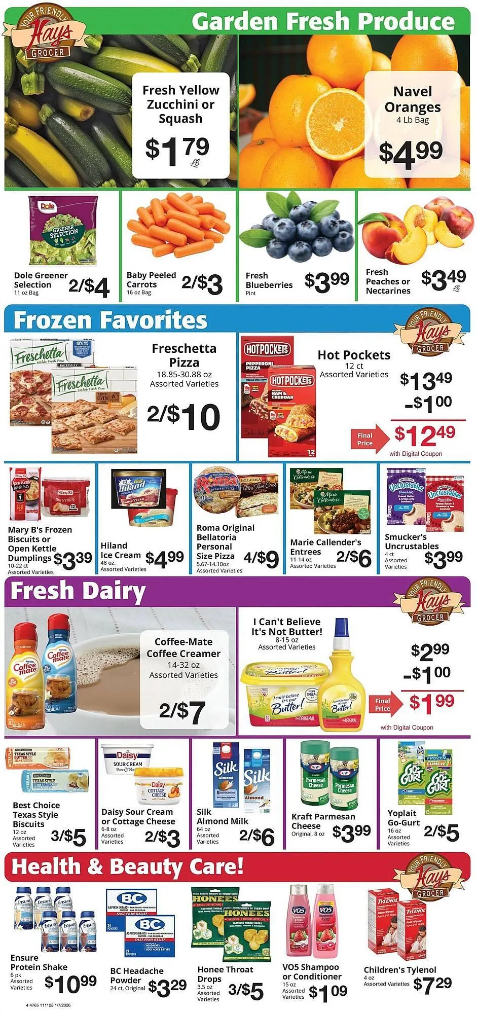 Weekly ad Hays Supermarket weekly ad from January 7 to January 13 2026 - Page 4