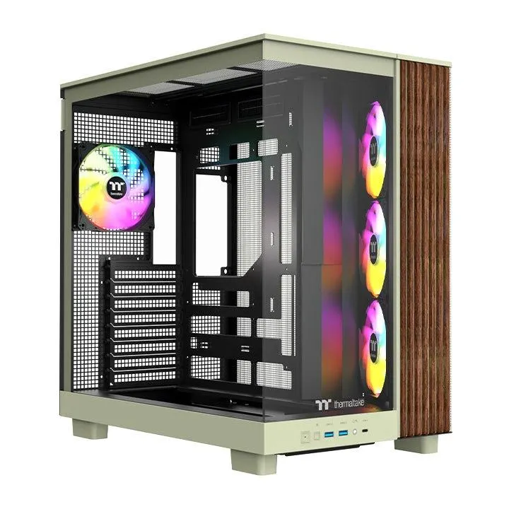 View 380 XL WS ARGB Matcha Green Mid Tower Chassis