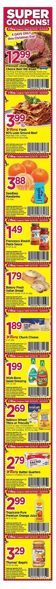 Weekly ad Tops weekly ad from December 21 to December 27 2025 - Page 1