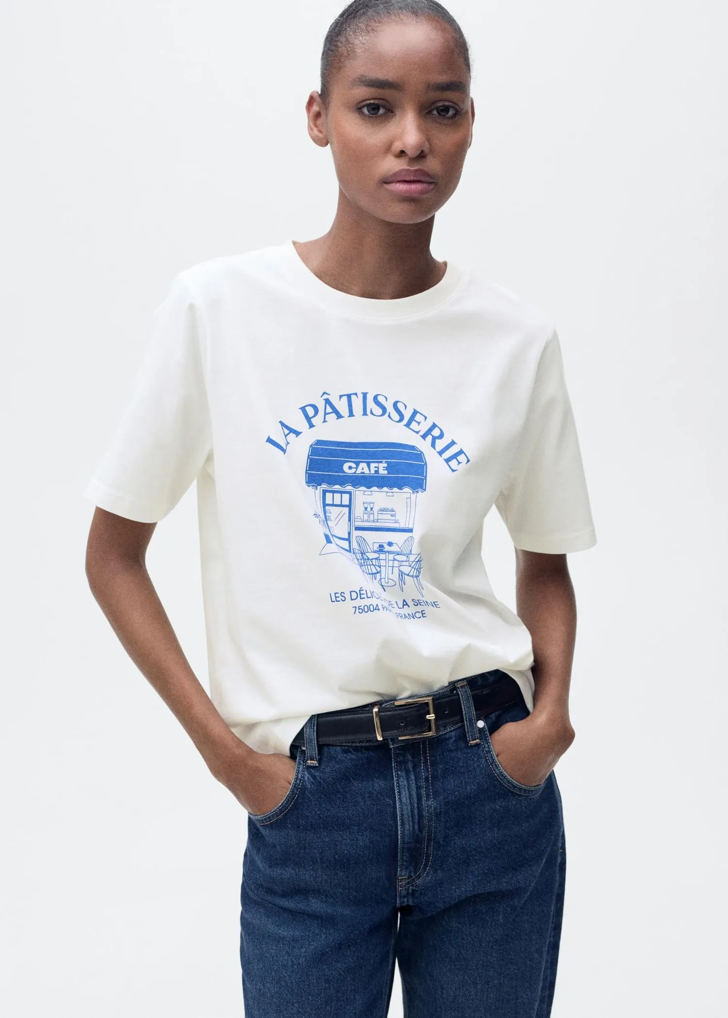 Short-sleeved printed t-shirt