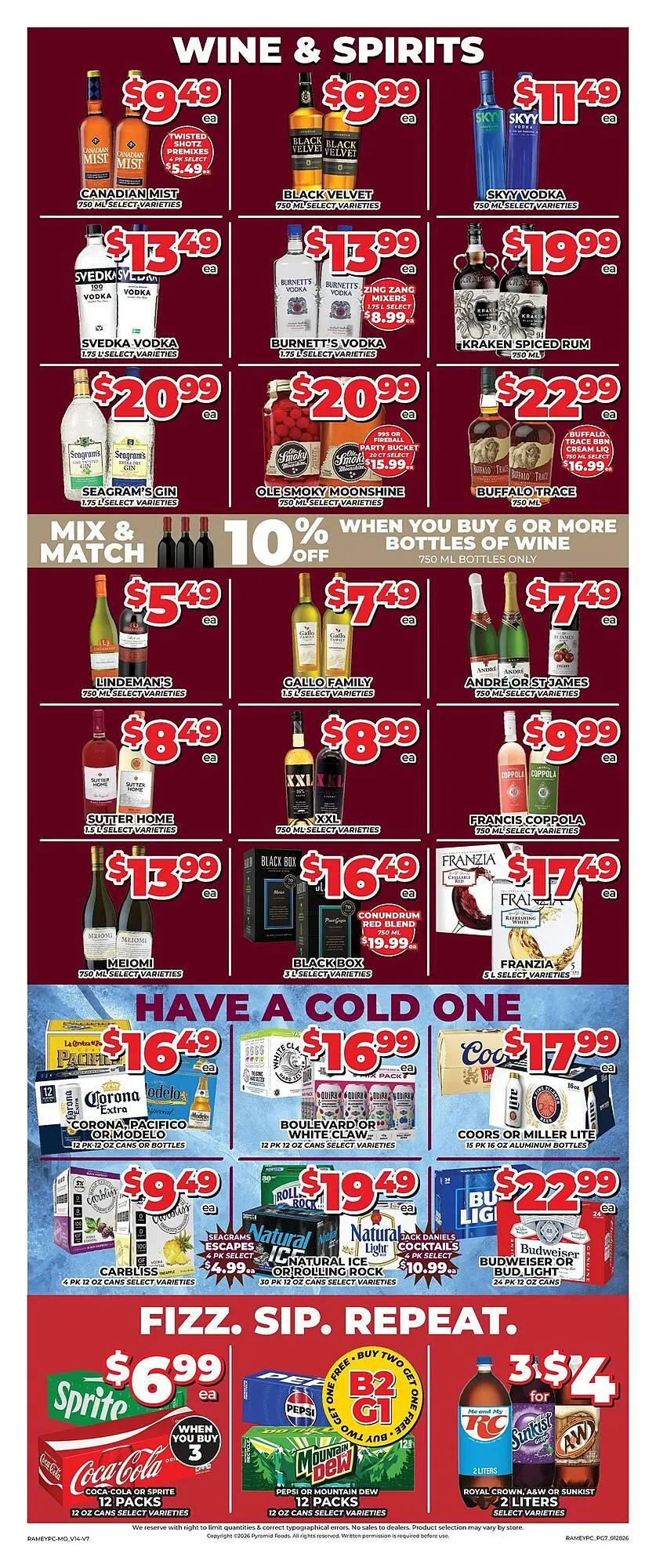 Weekly ad Price Cutter weekly ad from January 28 to February 3 2026 - Page 7