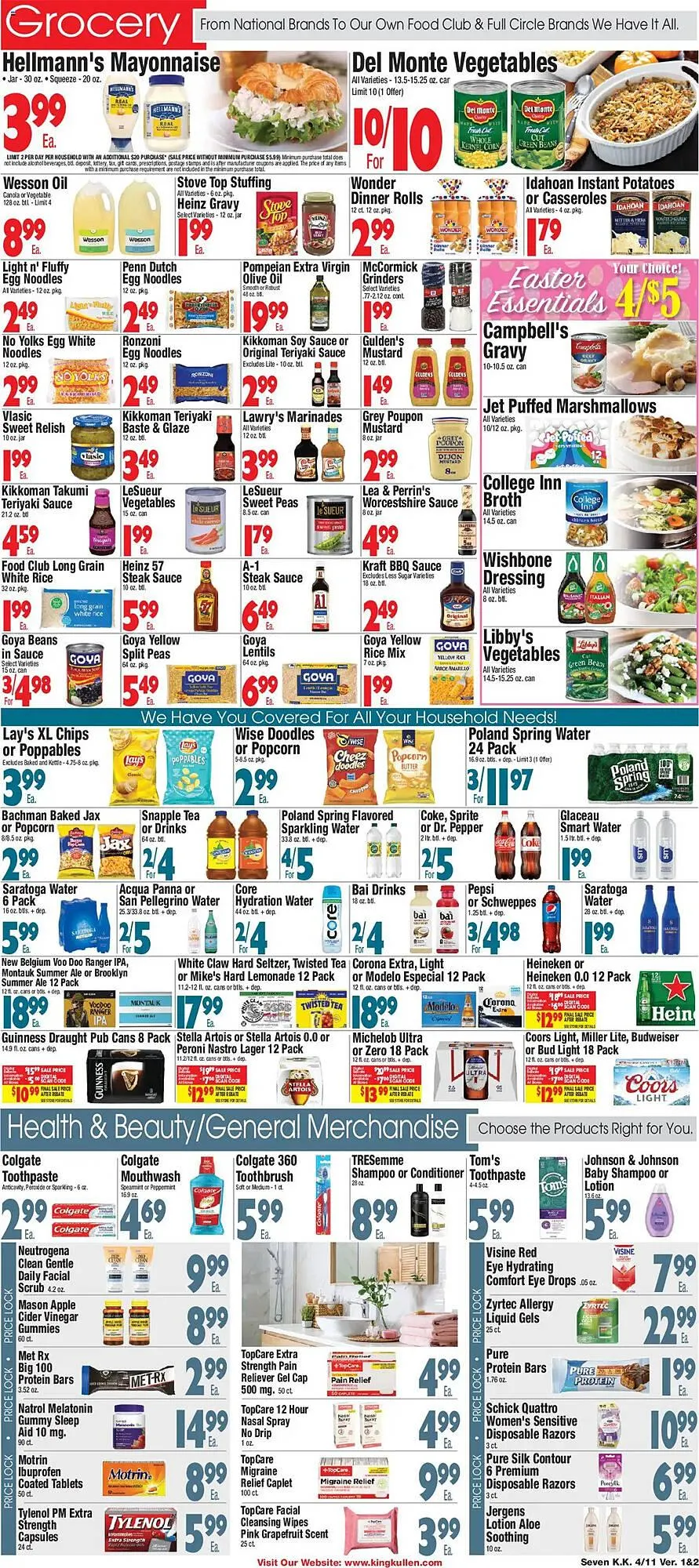 Weekly ad King Kullen Weekly Ad from April 11 to April 17 2025 - Page 7