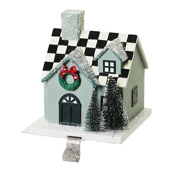 Farmhouse Holiday House Stocking Hook