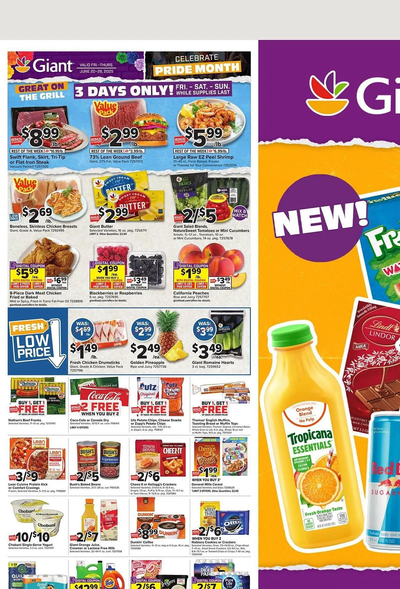 Weekly ad Giant Food Weekly Ad from June 20 to June 26 2025 - Page 1
