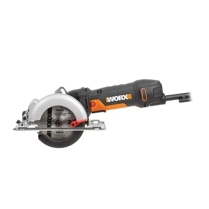 WX439L Circular Saw, 4.5 A, 0 to 45 deg Bevel
