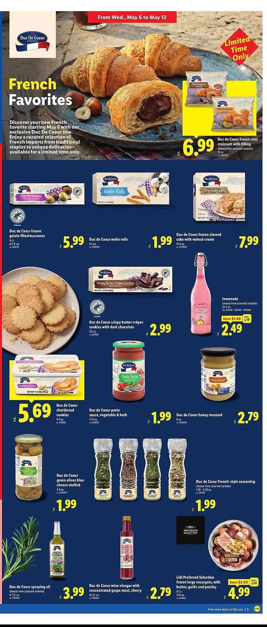 Weekly promotion Lidl weekly ad spanning from May 6 to May 12 2026 - Page 3 for Catalogue 365