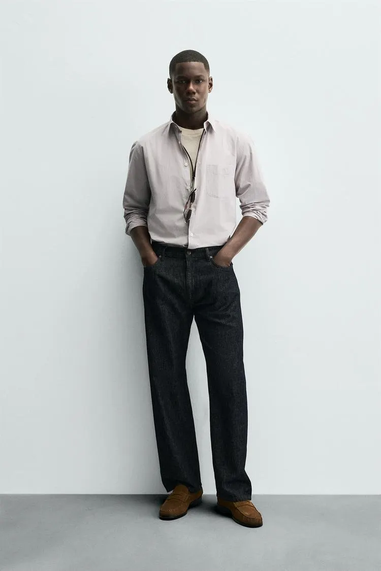 STRIPED JACQUARD SHIRT