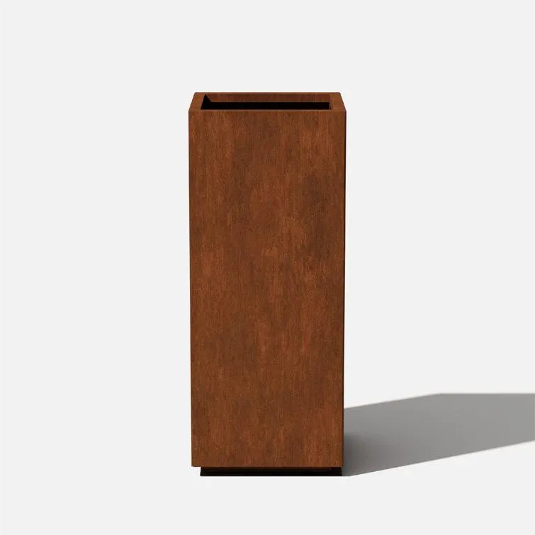 Corten Steel Series Pedestal Planter
