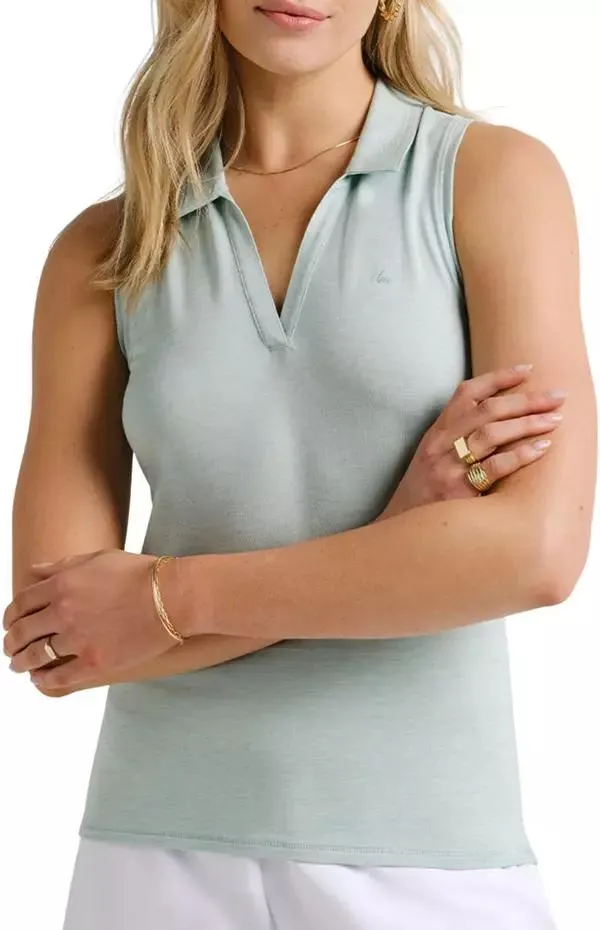TravisMathew Women's Sleeveless Majorca Golf Polo
