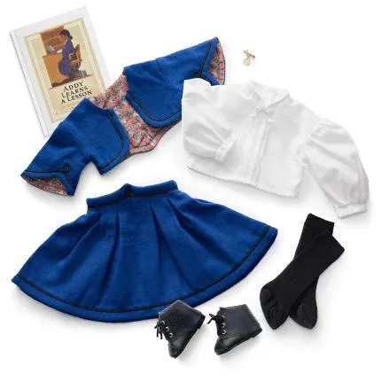 Addy’s™ School Outfit & Book (Historical Characters)