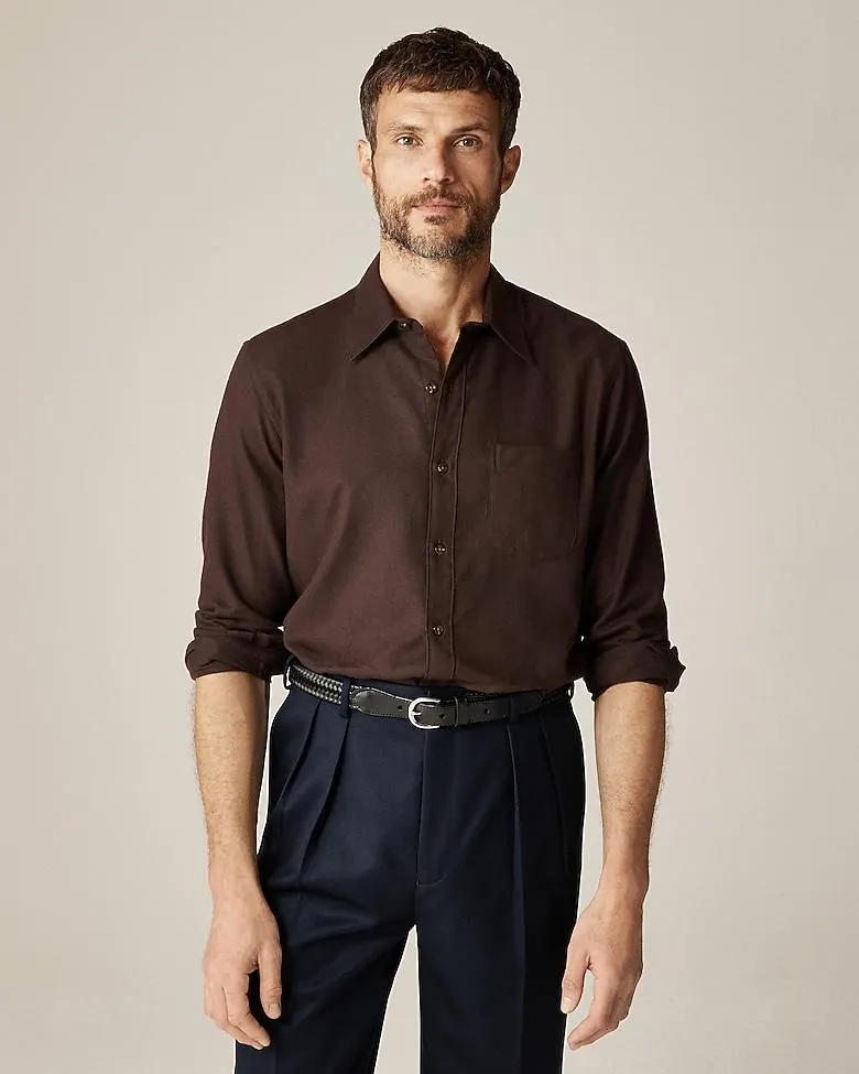 Cotton-cashmere blend shirt