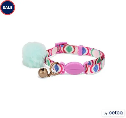 Merry Makings Argyle Ornament Print Cat Collar