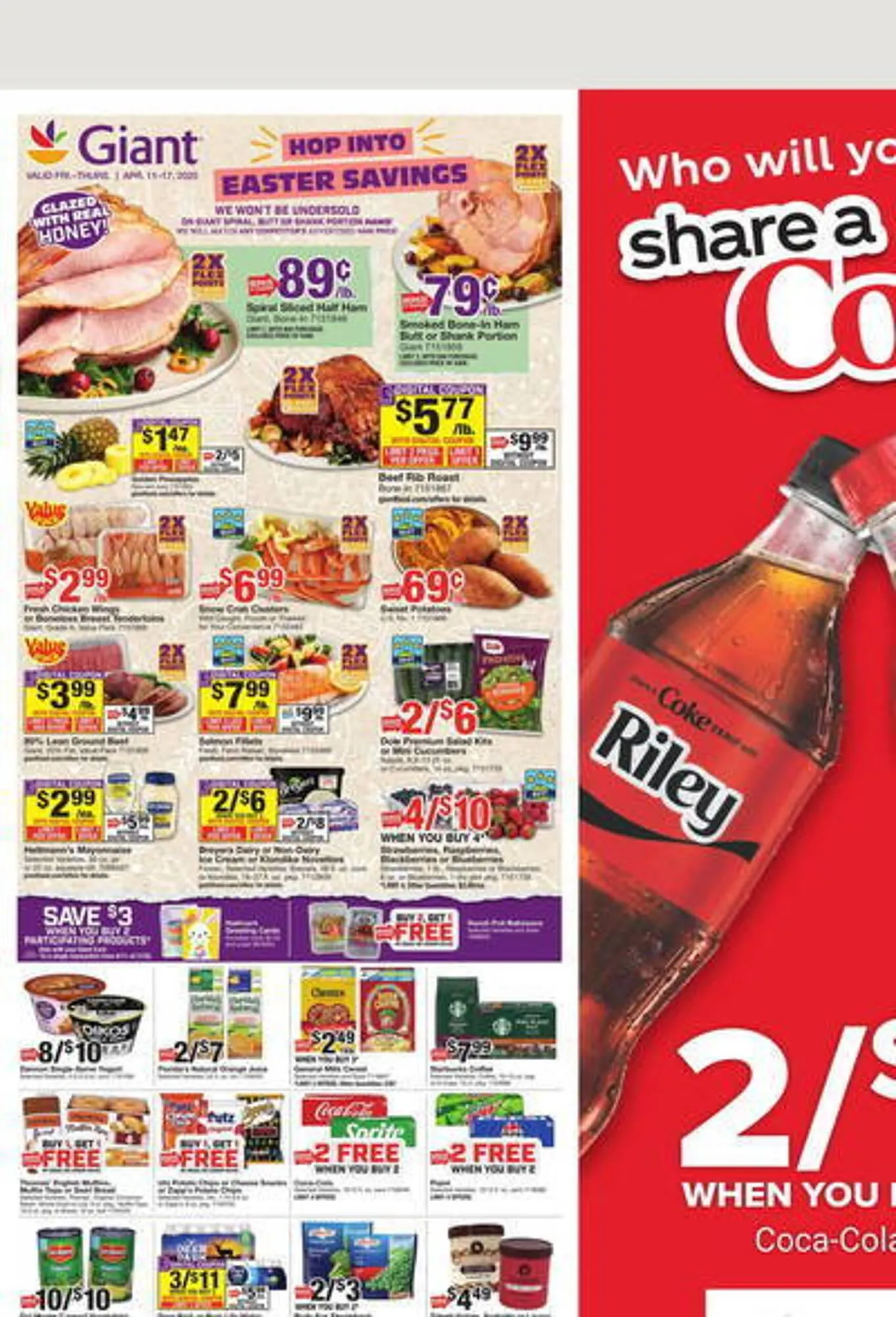 Weekly ad Giant Food Weekly Ad from April 11 to April 17 2025 - Page 1