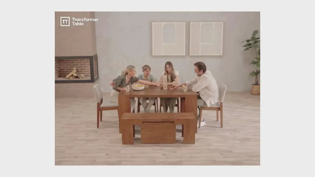 The Host Transformer Extendable Transformer Dining Set In Solid wood