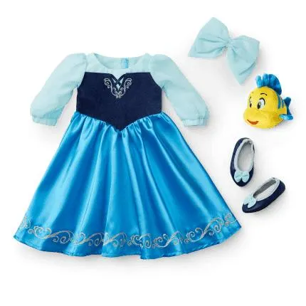 American Girl® Disney Princess Ariel Day Dress, Flounder & Accessories for 18-inch Dolls