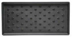 Black 14" x 28" Utility Boot Tray