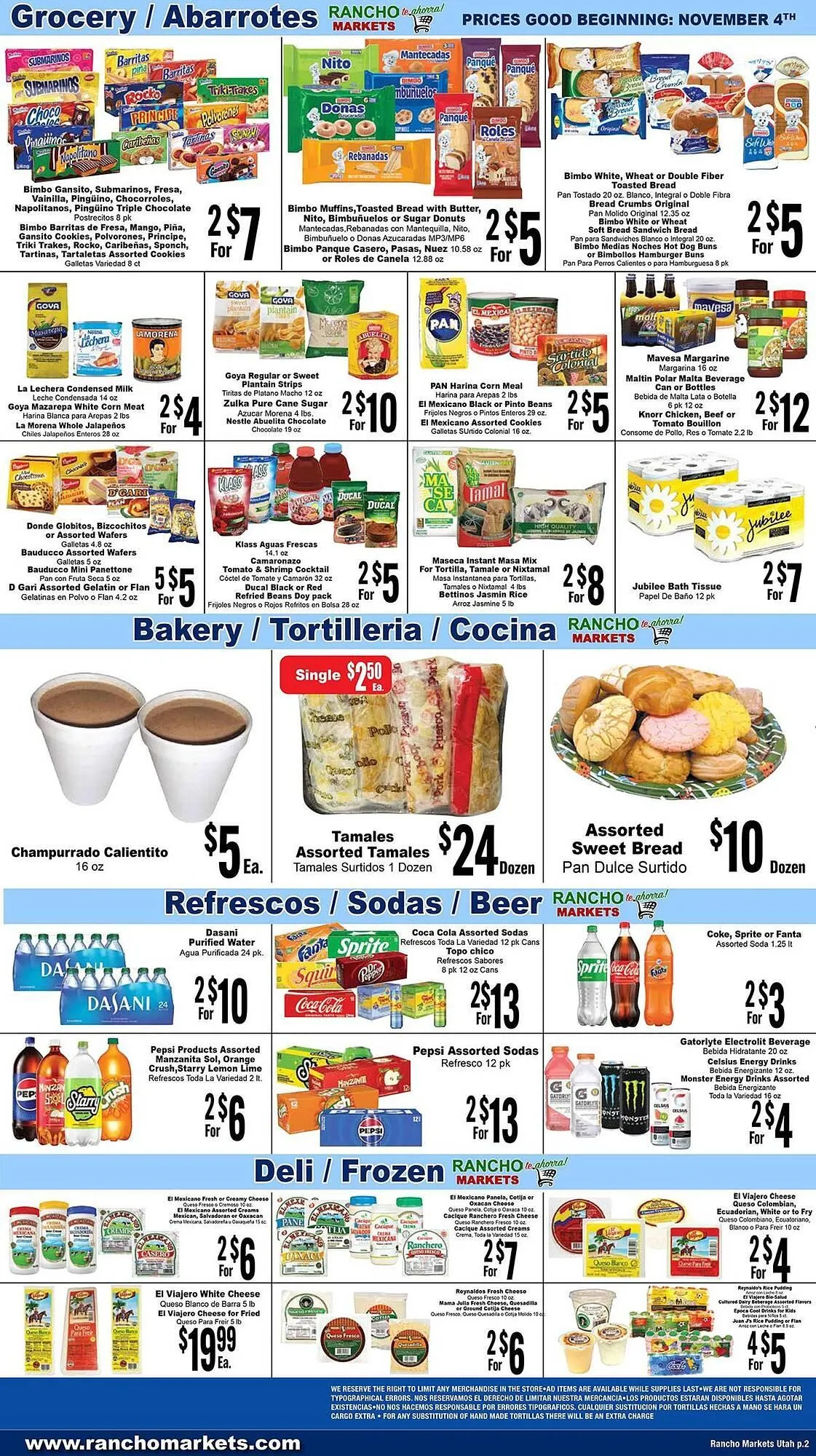 Weekly ad Rancho Markets weekly ad from November 4 to November 10 2025 - Page 2