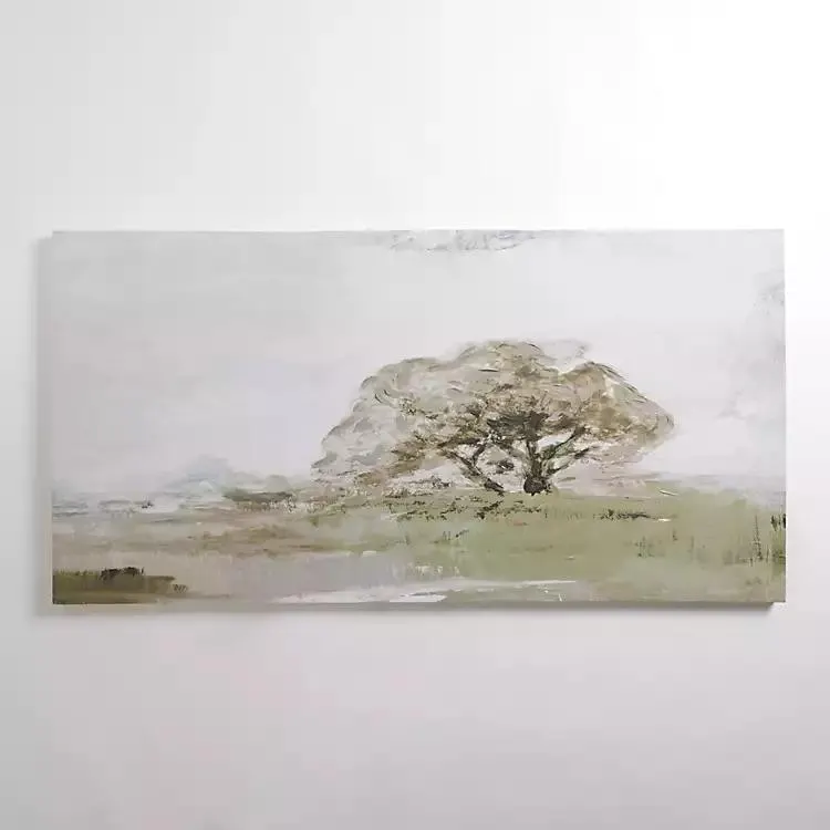 Plain Tree Coverage Canvas Art Print