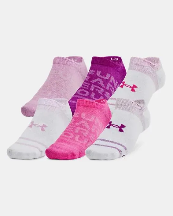UA Essential Unisex 6-Pack No-Show Socks