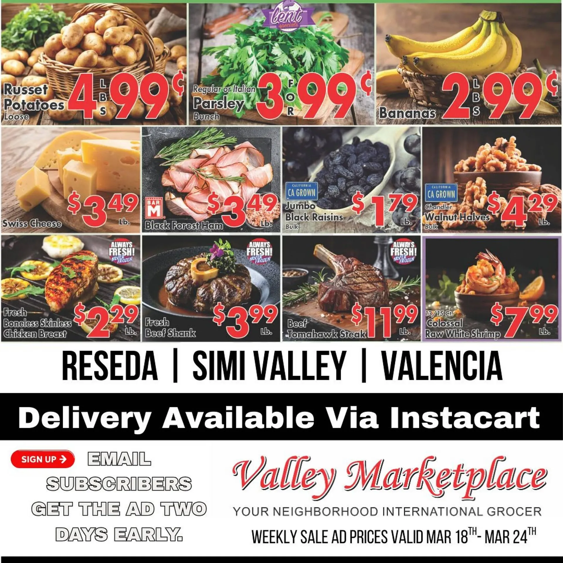 Weekly ad Valley Marketplace weekly ad from March 19 to March 24 2026 - Page 1