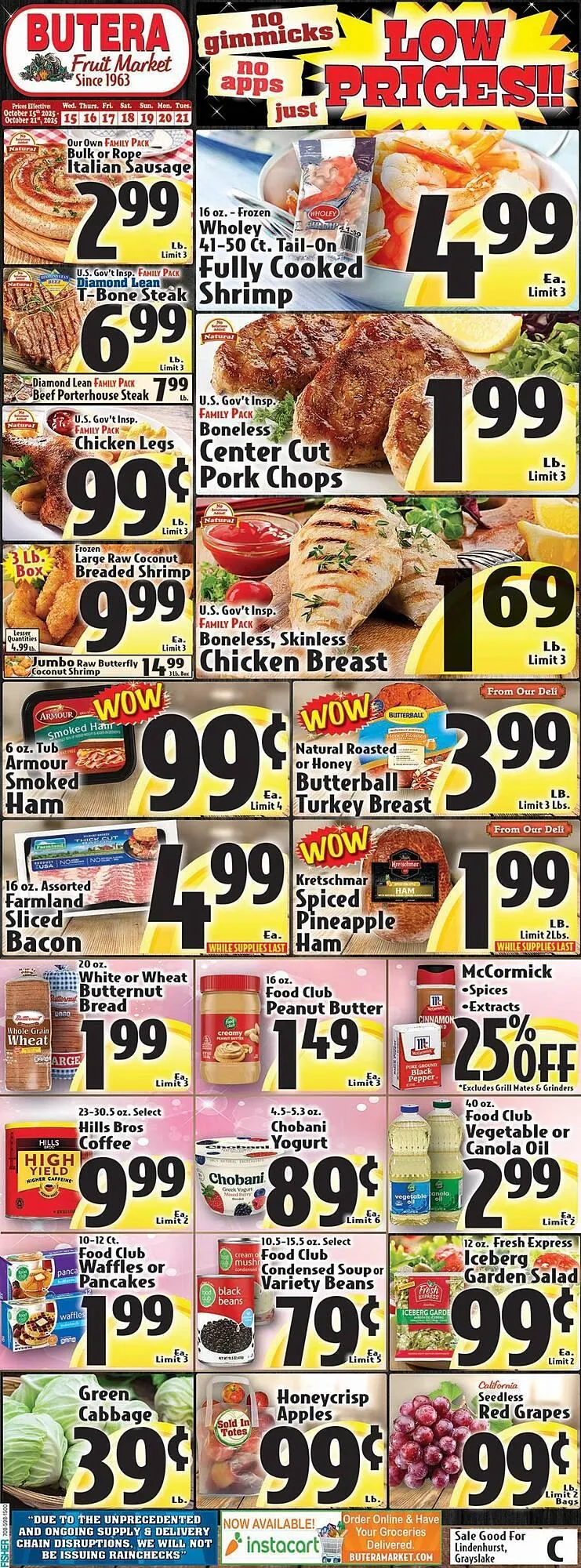 Weekly ad Butera weekly ad from October 15 to October 21 2025 - Page 1