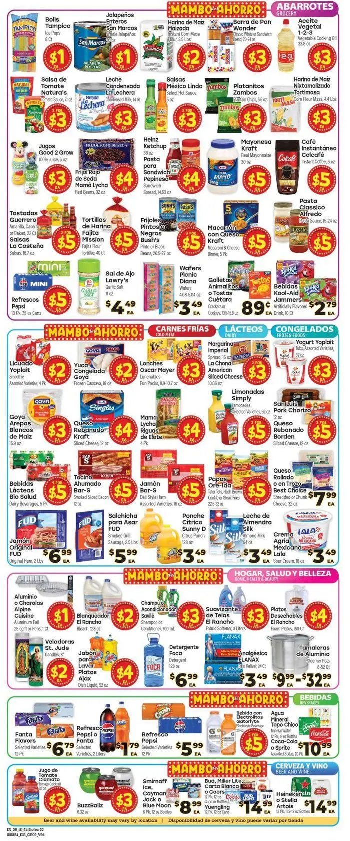 Weekly ad Supermercado El Rancho Weekly ad from September 18 to October 2 2024 - Page 2