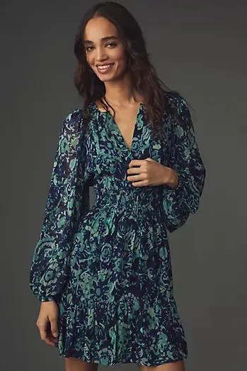 The Long-Sleeve Somerset Mini Dress